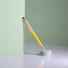 قلم بلوري ذهبي ذو طابع معدني مخصص لكتابة الهدايا المكتبية Specification image
